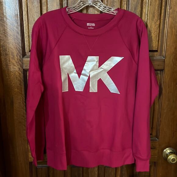 MICHAEL Michael Kors Fuchsia Sweatshirt Women's Small NWT - Picture 1 of 4